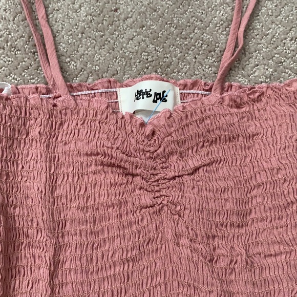 NWT Pink Tube Top/ Smock Tank Top - Picture 2 of 4